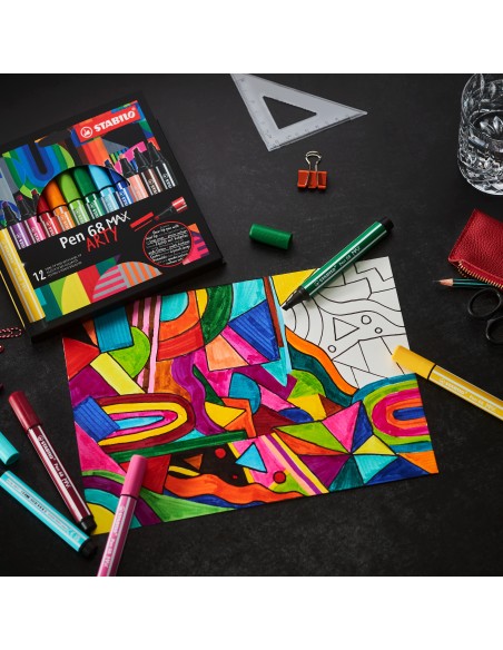 Pen 68 MAX rotulador Naranja 5 pieza(s)