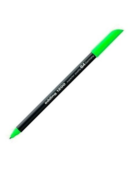 ROTULADOR EDDING 1200 1MM VER NEON  - Pack de 10 unidades - 1200-64