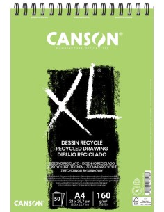 bloc dibujo Canson XL reciclado A4 50 hojas 160 gramos