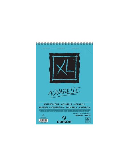 bloc acuarela Canson XL A3 30 hojas 300 gramos bloc acuarela Canson XL A3 30 hojas 300 gramos