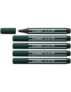 Pen 68 MAX rotulador Verde 5 pieza(s)