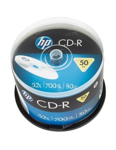 HP CDR80 52X 50PK SPINDLE HP 700MB
