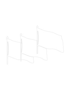 P.32UN BANDERAS DEC 17.5X18X5CM NIEFENVER 1200105