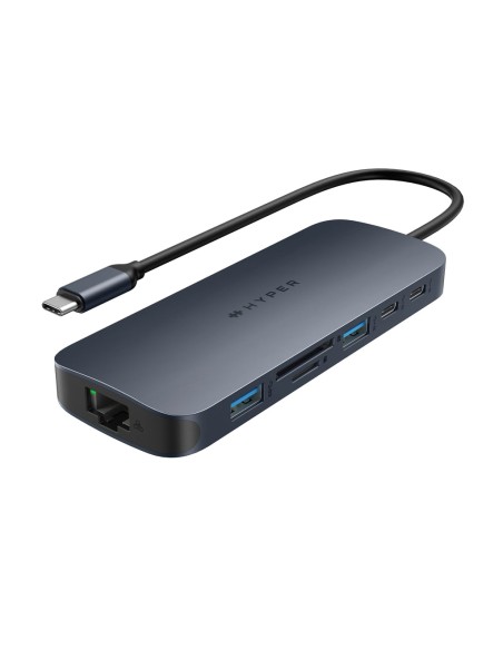 HD4006GL hub de interfaz USB 3.2 Gen 1 (3.1 Gen 1) Type-C 10000 Mbit/s Azul, Gris
