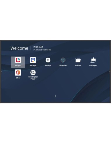 CDE5514-2C pantalla de señalización Pantalla plana para señalización digital 139,7 cm (55") LCD Wifi 500 cd / m² 4K Ultra HD Neg
