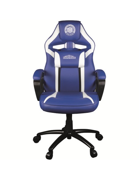 My Hero Academia KX MHA GAMING CHAIR Silla para videojuegos universal Asiento acolchado Azul, Blanco