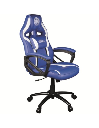 My Hero Academia KX MHA GAMING CHAIR Silla para videojuegos universal Asiento acolchado Azul, Blanco