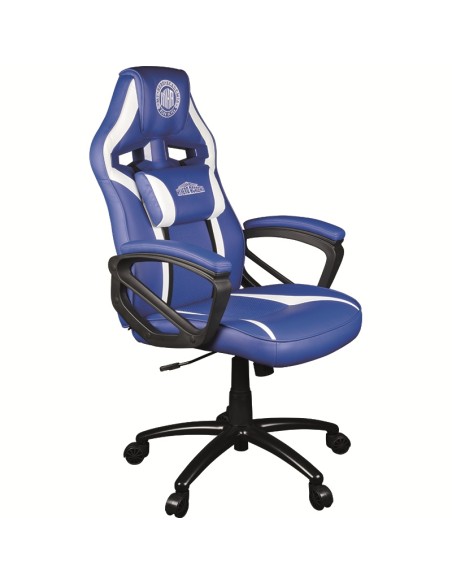 My Hero Academia KX MHA GAMING CHAIR Silla para videojuegos universal Asiento acolchado Azul, Blanco