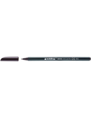 ROTUL.EDDING 1200  MARRON OSCURO