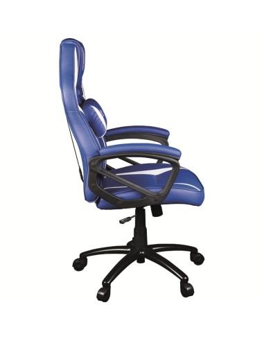 My Hero Academia KX MHA GAMING CHAIR Silla para videojuegos universal Asiento acolchado Azul, Blanco