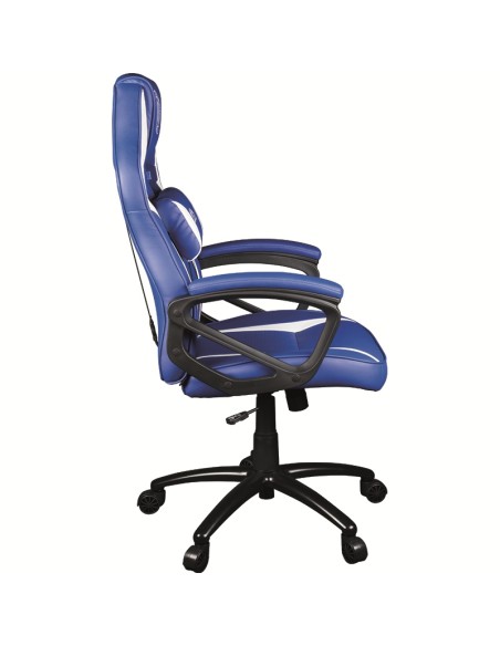 My Hero Academia KX MHA GAMING CHAIR Silla para videojuegos universal Asiento acolchado Azul, Blanco