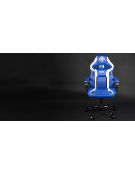 My Hero Academia KX MHA GAMING CHAIR Silla para videojuegos universal Asiento acolchado Azul, Blanco