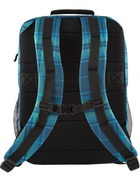 Mochila Campus XL con patrón de cuadros de tartán