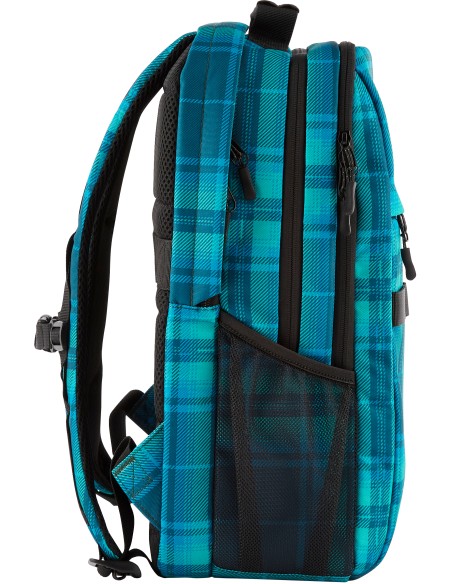 Mochila Campus XL con patrón de cuadros de tartán