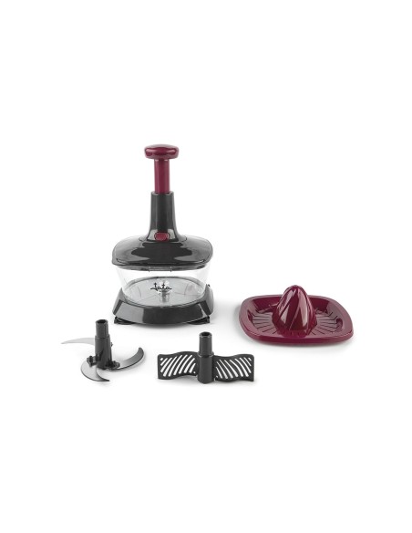 HMAQ4505 picadora manual de alimentos Negro, Burdeos