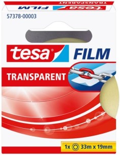 C 10 rollos tesafilm transparent 33mx19mm en marcheta tesa