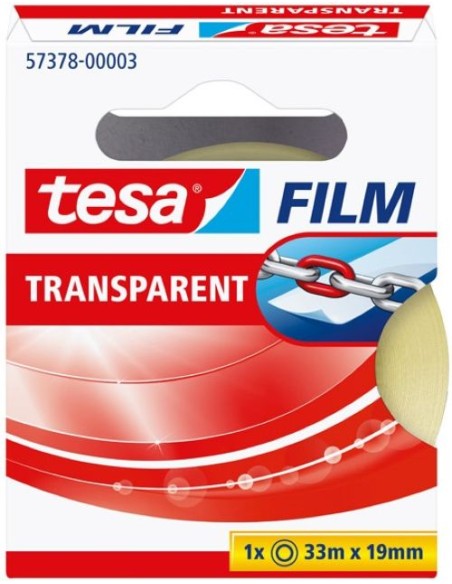 C 10 rollos tesafilm transparent 33mx19mm en marcheta tesa