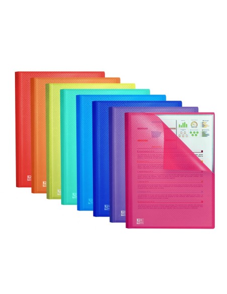 400146996 portafolio para presentaciones 20 bolsillos A4 - Pack de 10 unidades