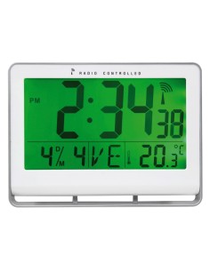 HORLCDNEO wall/table clock Mesa Digital clock Rectángulo Plata