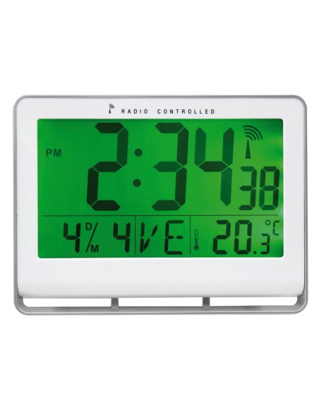 HORLCDNEO wall/table clock Mesa Digital clock Rectángulo Plata