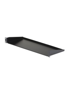 Bandeja Estante Fijo Voladizo Universal 1U de 19" Pulgadas para Rack Armario de Servidores - en Acero - Capacidad de 15kg - 7" (