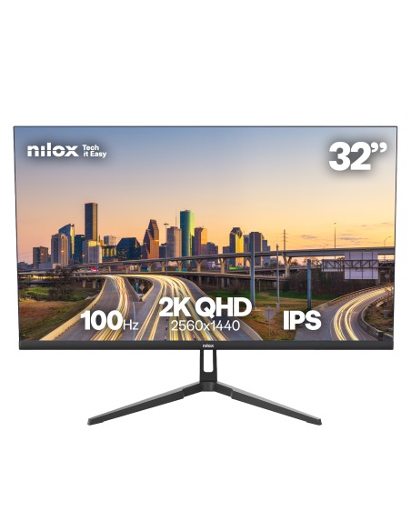 MONITOR 32 IPS 100 HZ HDMI Y DP pantalla para PC 81,3 cm (32") 2560 x 1440 Pixeles Quad HD LCD Negro