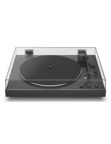 PS-LX3BT Tocadiscos de tracción por correa Negro Automático