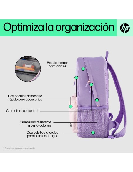 Mochila Campus lavanda