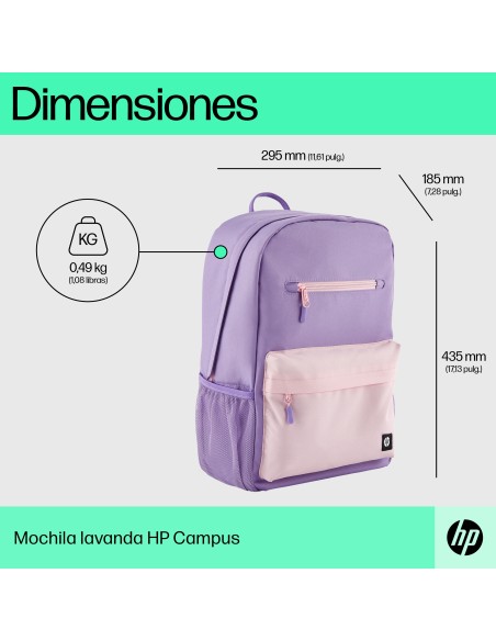 Mochila Campus lavanda