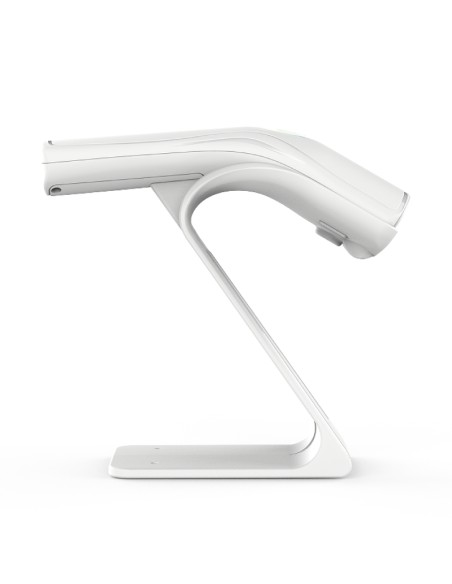 Lector código barras 2D USB botón blanco