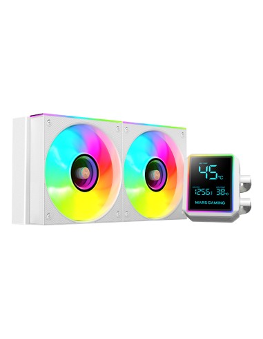 ML-LCDPRO240W Procesador Kit de refrigeración líquida 12 cm Blanco 1 pieza(s)