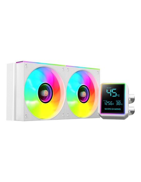 ML-LCDPRO240W Procesador Kit de refrigeración líquida 12 cm Blanco 1 pieza(s)