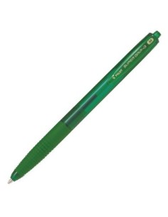C 12 BOLIGRAFO PILOT SUPERGRIP G VERDE PUNTA 10MM