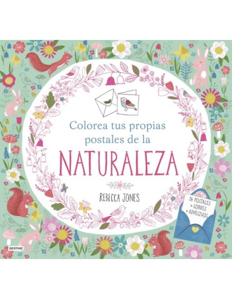 COLOREA TUS PROPIAS POSTALES DE LA NATURALEZA
