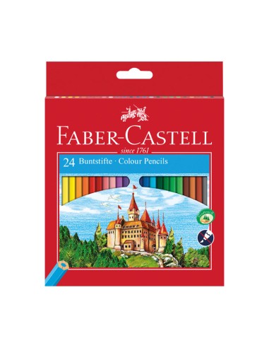 CAJA 24 LAPICES COLORES  FABER-CASTELL HT 120124