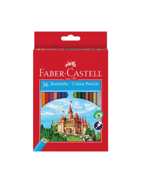 CAJA 36 LAPICES COLORES  FABER-CASTELL HT 120136