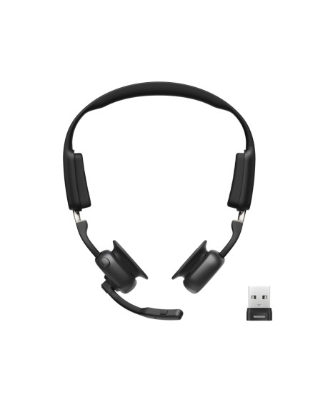 C610-AA-BK auricular y casco Auriculares Inalámbrico gancho de oreja Oficina/Centro de llamadas USB tipo A Bluetooth Negro
