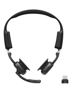 OpenMeet Auriculares Inalámbrico gancho de oreja Oficina/Centro de llamadas USB Tipo C Bluetooth Negro