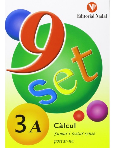 Nou set 3A sumar i restar sense emportar ne