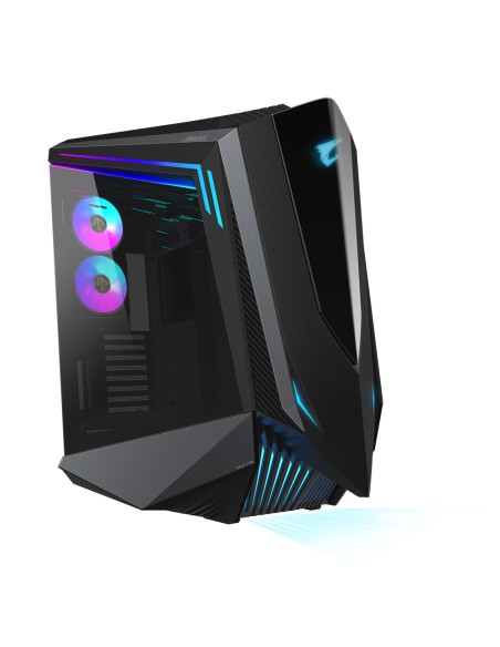 AORUS C700 GLASS Caja de PC  Torre completa, compatible con hasta E-ATX y radiadores de 420 mm, 5 ventiladores de 120 mm preins