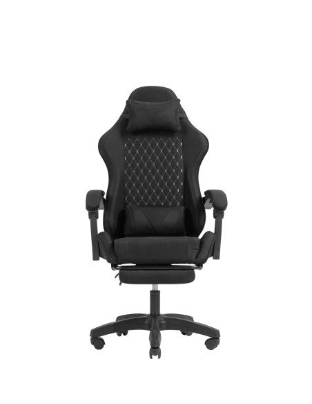MGC-X Fabric Silla para videojuegos de PC Asiento acolchado Negro