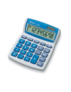 208X Escritorio Calculadora básica Azul, Blanco calculadora