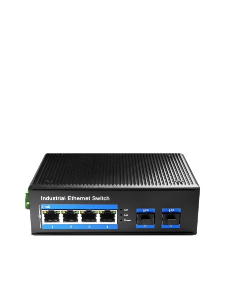 IG1004S2P switch No administrado Gigabit Ethernet (10/100/1000) Energía sobre Ethernet (PoE) Negro