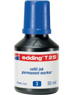 Bote de tinta rotulador t 25 30ml azul