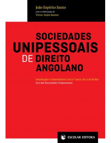Sociedades Unipessoais de Direito Angolano