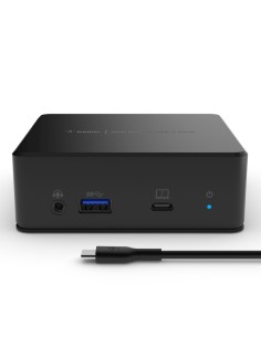 USB-C Dual Display Docking Station USB 3.2 Gen 1 (3.1 Gen 1) Type-C Negro