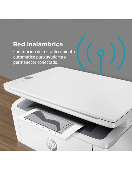 LaserJet Impresora multifunción M140w, Blanco y negro, Impresora para Oficina pequeña, Impresión, copia, escáner, Escanear a co