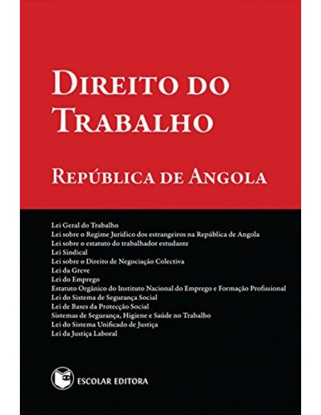 Direito do Trabalho Republica de Angola