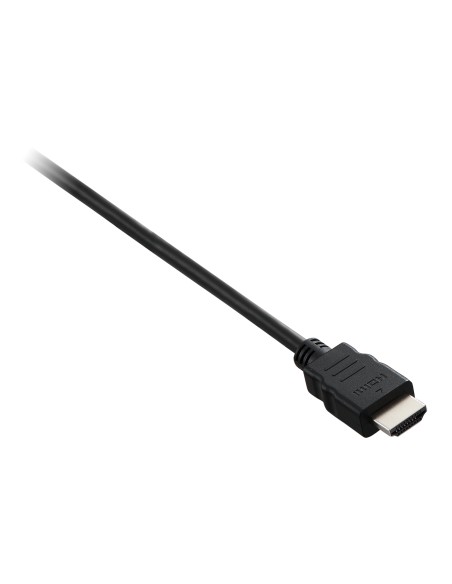 Cable negro de vídeo con conector HDMI macho a HDMI macho 2m 6.6ft