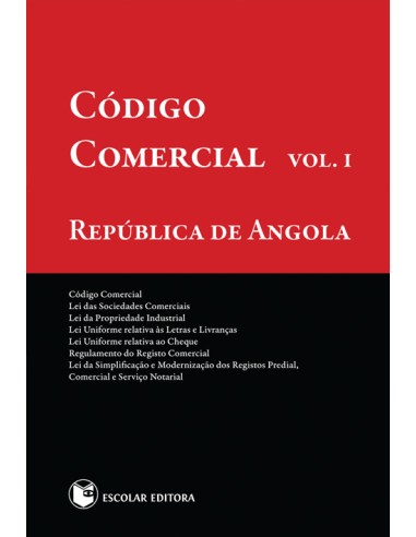 Codigo Comercial Republica de Angola Vol I